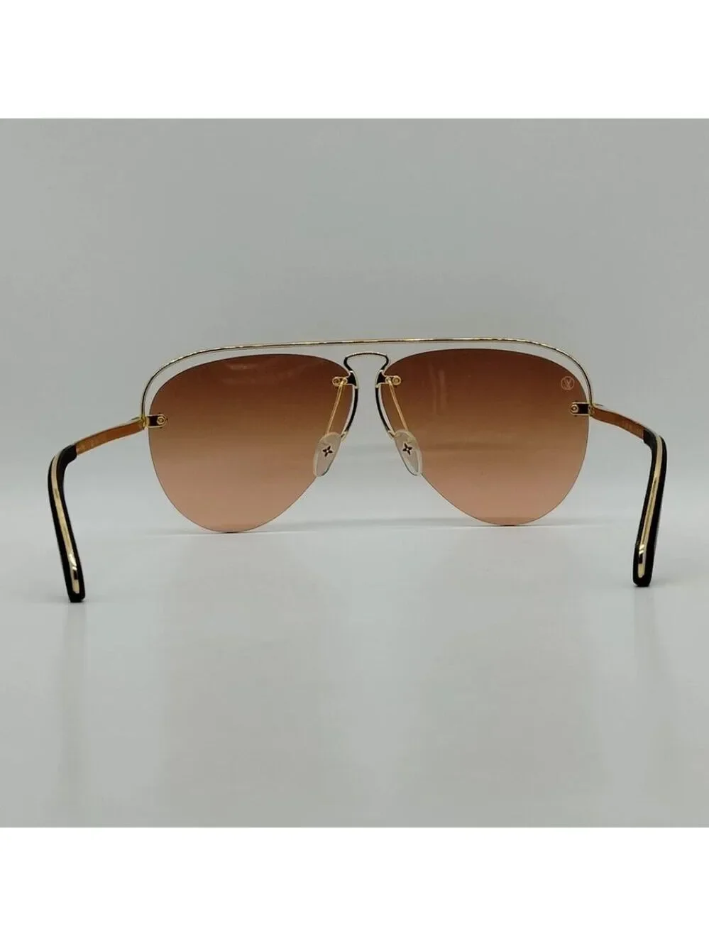 Louis Vuitton Sunglasses Z1120E Men's Gold 3960712 490-050425